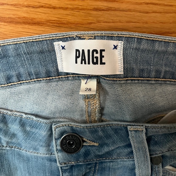 PAIGE skinny jeans with embroidered bottoms - Picture 3 of 4